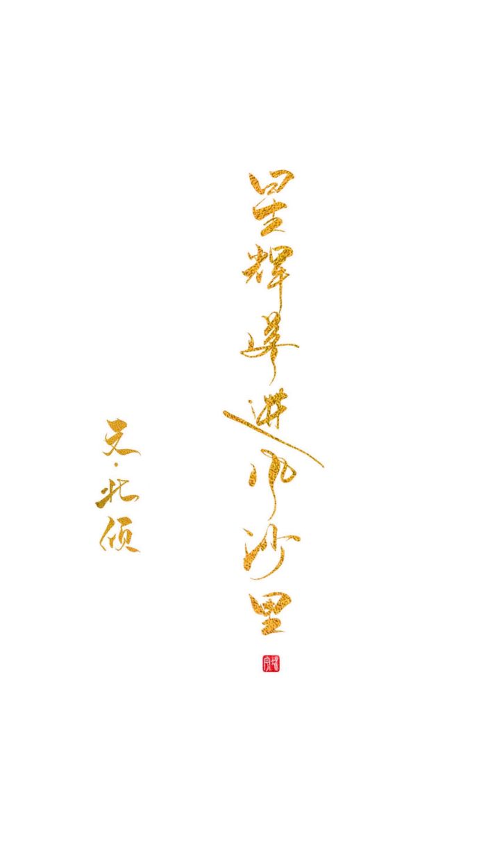 星辉落进风沙里